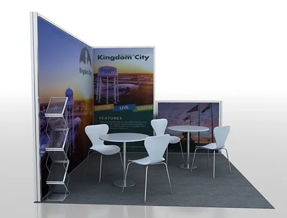 Innovative 10x10 booth design for trade shows